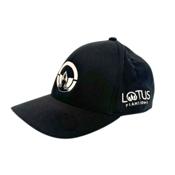 Lotus Plant Power Yogi Logo 6-Panel Hats For Cheap - Image 2